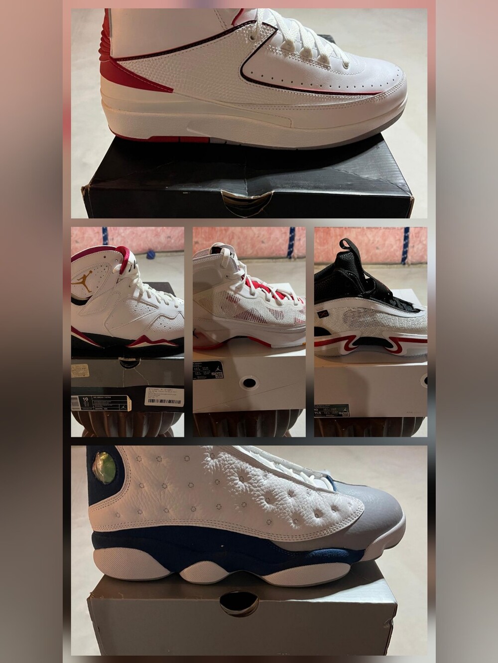 Men's Air Jordan's Collection - Size 10